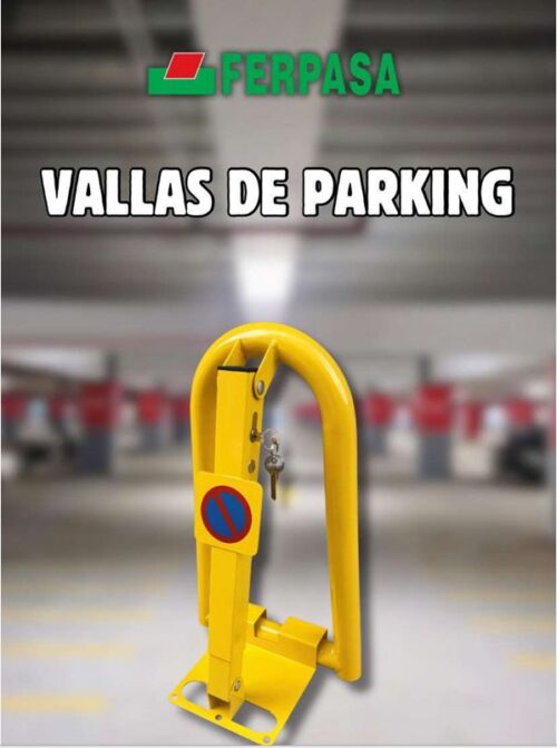 VALLA DE PARKING MOD. AMARILLA C/CERR EUROPERFIL - Imagen 3