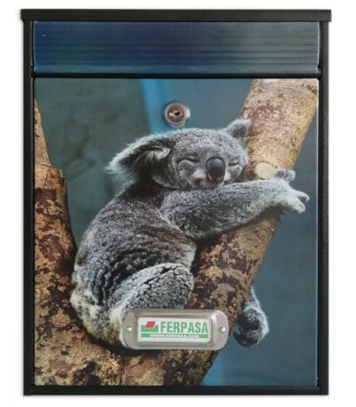 BUZON ARCADE NEGRO KOALA