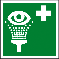 CARTEL Nº 1070 - PUNTO LAVAOJOS 21X21 CM