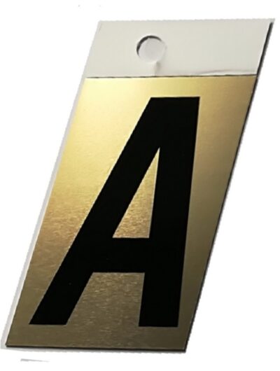 LETRAS Y SÍMBOLOS ALUMINIO ADHESIVO 5/8"