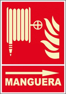 CARTEL Nº 2023 - MANGUERA DCHA. 29,7X21 CM