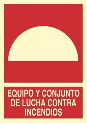 CARTEL Nº 2035 - EQUIP. CONTRA INCEND. 29,7X21 CM