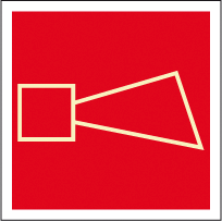 CARTEL Nº 2057 - AVISADOR SONORO 21X21 CM