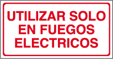 CARTEL Nº 2065 - UT. EN FUEGOS ELECTR. 17,5X10 CM