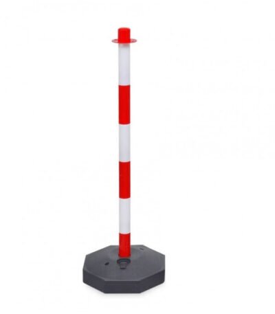 POSTE SEÑALIZACIÓN 1MT C/BASE P/ CADENA