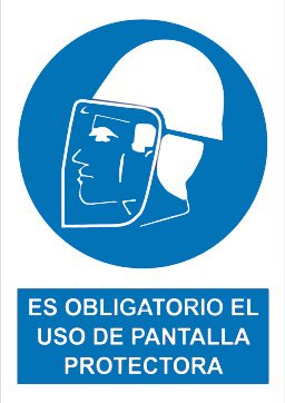 CARTEL Nº4010 - OBLIG USO PANTALLA 29,7X21 CM
