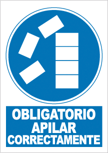 CARTEL Nº 4030 - OBLG. APILAR CORRECT. 29,7X21 CM