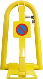 VALLA DE PARKING MOD AMARILLA C/CERR  PULSADOR CON PROTECCION METALICA