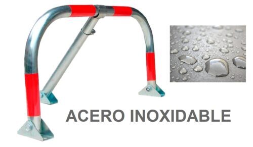VALLA PARKING  MOD CLASSIC ACERO INOX. C/PORTACANDADO