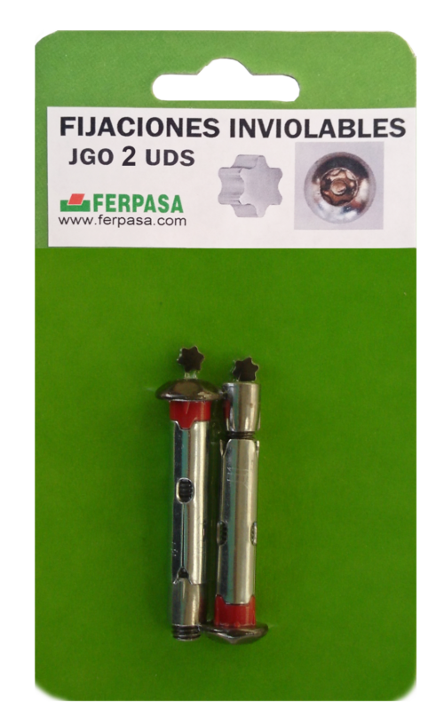 JGO. FIJACIONES ANCLAJE SUELO (2 UND)