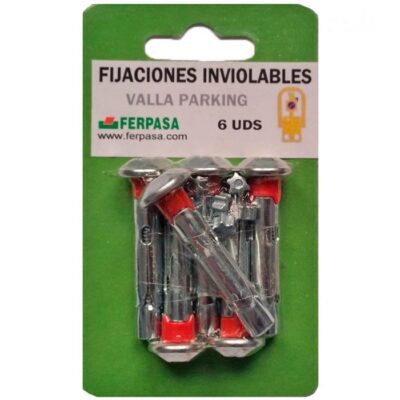 JGO. 6 FIJACIONES VALLA PARKING