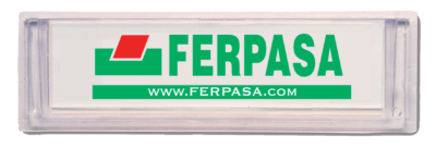 TARJETERO PLÁSTICO MOD BAHÍA 92X33 MM