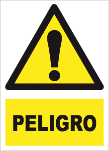 CARTEL Nº 7005 - PELIGRO 29,7X21 CM