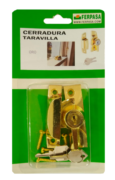 CERRADURA TARAVILLA - ORO