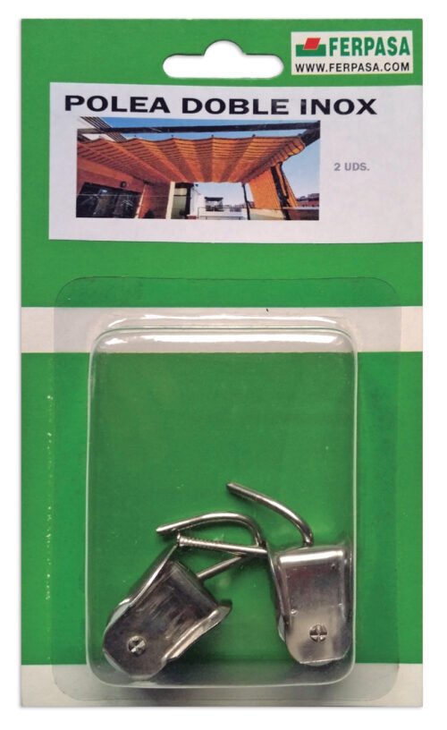 POLEA DOBLE INOX BL.2