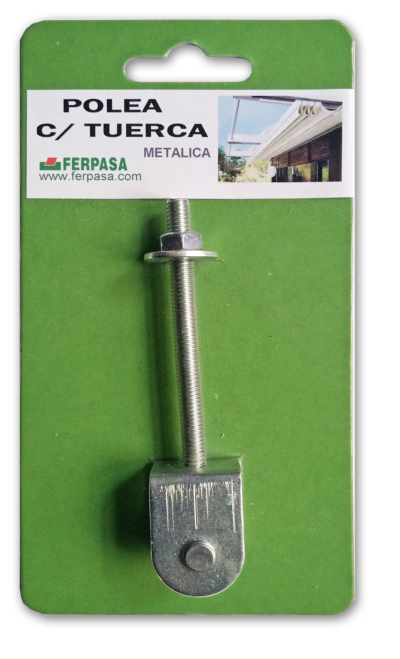 POLEA C/ TUERCA METÁLICA