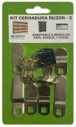 KIT CERRADURA BUZONES ESPECIAL ARFE -ARREGUI- KANEOR   7 LEVAS