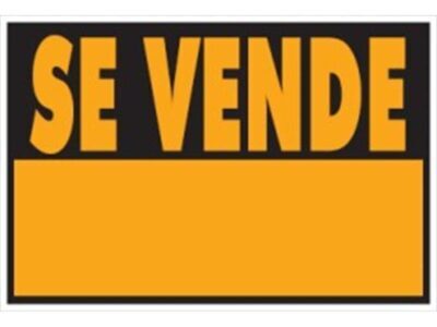 CARTEL Nº 8040 - `SE VENDE` 30X21