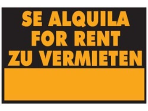 CARTEL Nº 8061 - `SE ALQUILA INTERN` 50X35