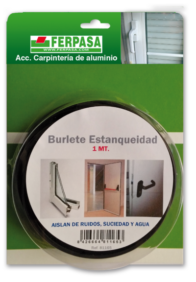 BURLETE ESTANQUEIDAD 1MT BL