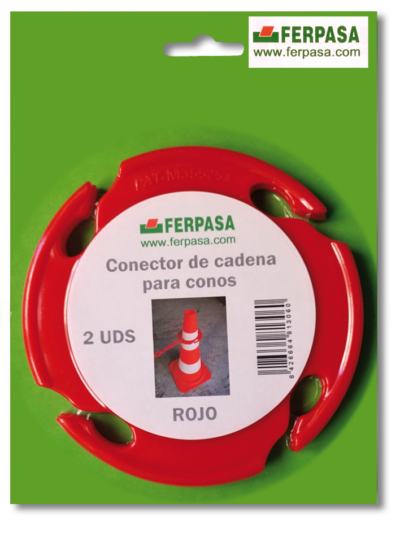 ANILLO CONECTOR PARA CONOS ROJO BL.2uu