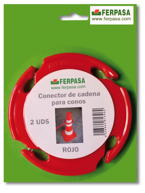 ANILLO CONECTOR PARA CONOS ROJO BL.2uu