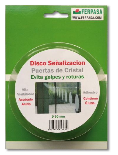DISCOS DE SEÑALIZACIÓN Ø90mm BL.6