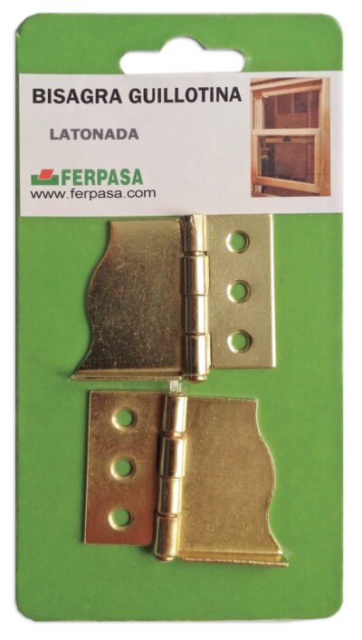 BISAGRA GUILLOTINA LATONADA JGO 2  BL