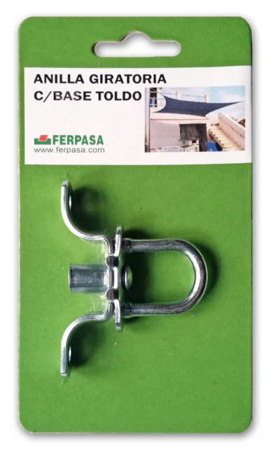 ANILLA GIRATORIA C/BASE TOLDO METÁLICA
