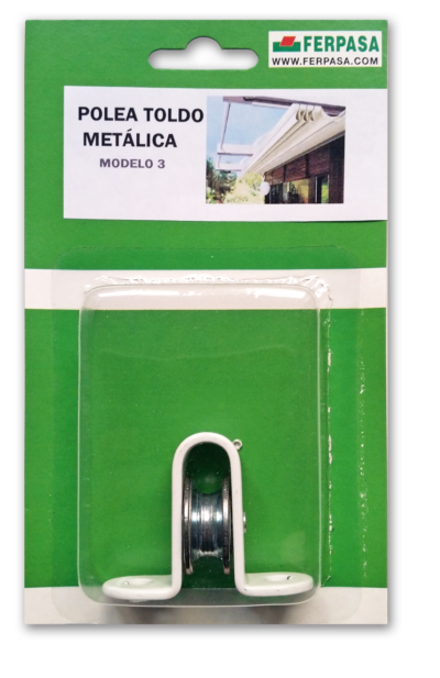 POLEA TOLDO MOD 3 METÁLICA BL