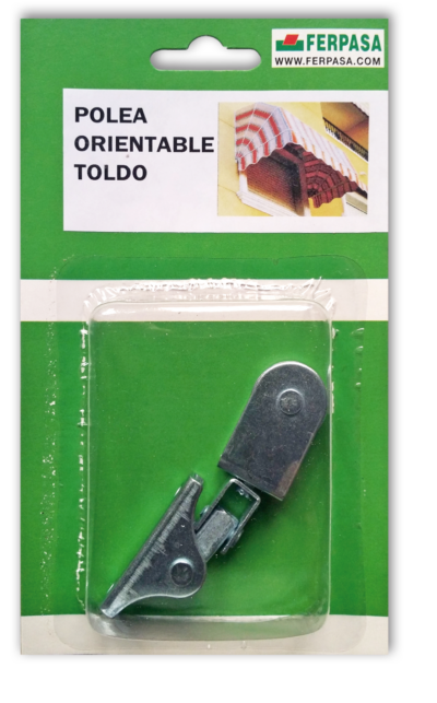 POLEA ORIENTABLE TOLDO BL