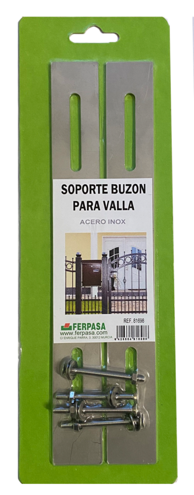SOPORTE INOX VERJA P/BUZON