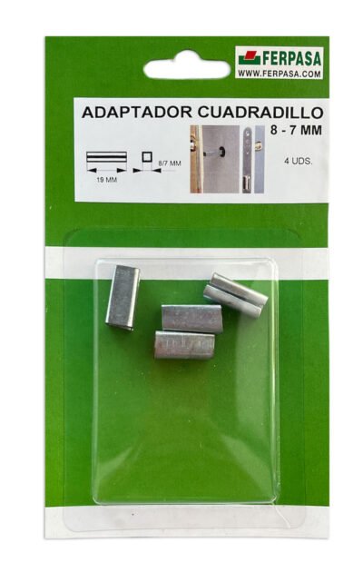 ADAPTADOR CUADRADILLO 8-7 MM BL.4