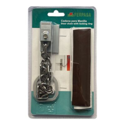 CADENA DE SEGURIDAD PARA PUERTA CON ANILLA