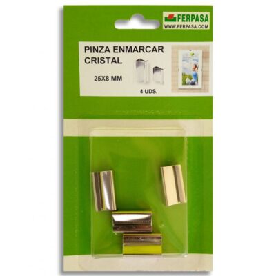 PINZA ENMARCAR CRISTAL 25X8MM BL.4