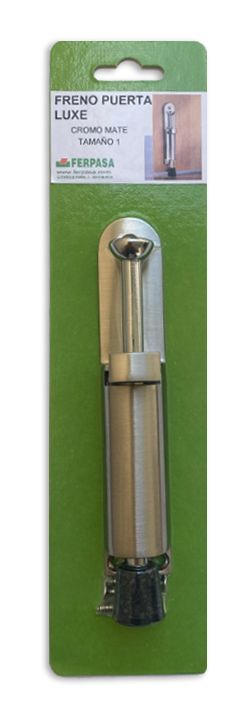 FRENO PUERTA LUXE CROMO MATE - L