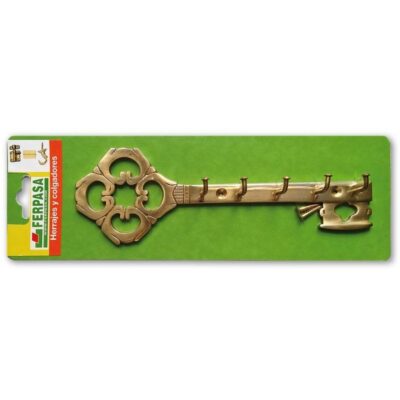 COLGADOR LLAVE LATÓN 5 G 230 MM BLISTER