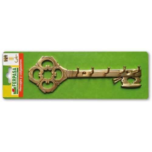 COLGADOR LLAVE LATÓN 5 G 230 MM BLISTER