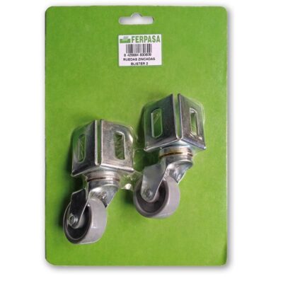 JGO. 2 RUEDAS ESTANTERIAS 40 MM