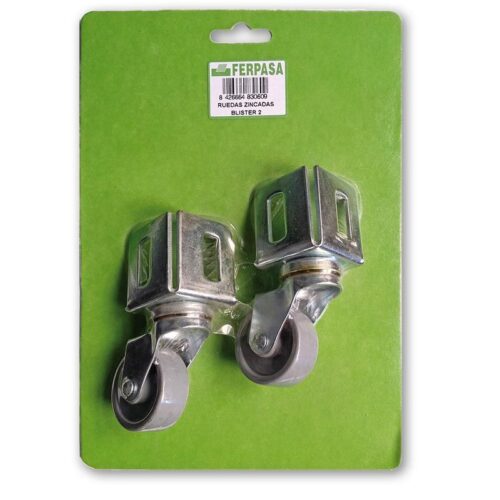 JGO. 2 RUEDAS ESTANTERIAS 40 MM