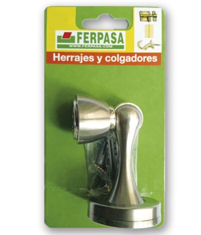 TOPE PUERTA MAGNÉTICO SUELO Y PARED - CROMO