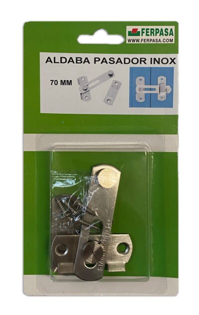 ALDABA PASADOR INOX 70 MM
