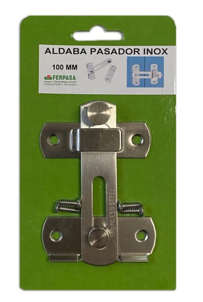 ALDABA PASADOR INOX 100 MM