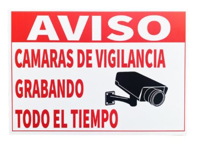 CARTEL Nº 8324 - CAMARAS DE VIDEOVIGILANCIA