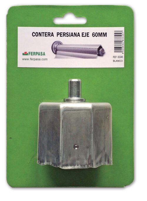 CONTERA PERSIANA EJE METÁLICA 60 MM BL