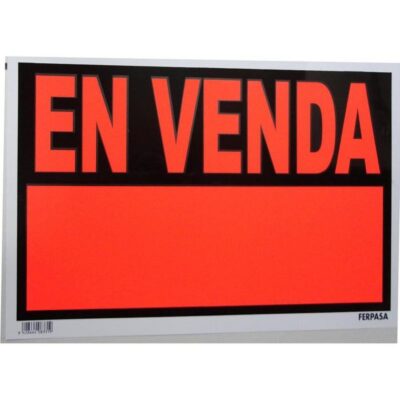 CARTEL `EN VENDA` 70X50