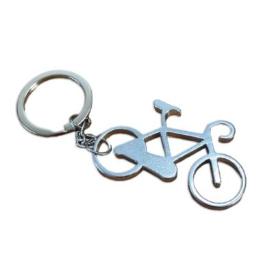 LLAVERO BICICLETA PLATA BL.2