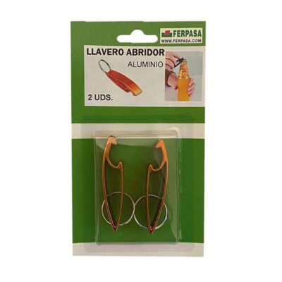 LLAVERO ABRIDOR ALUM NARANJA B.2
