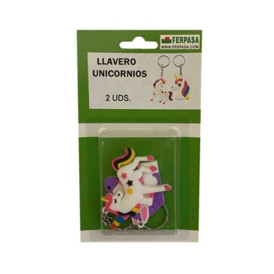 LLAVERO UNICORNIO BL.2
