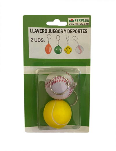 LLAVERO BALONES Y DADOS BL.2